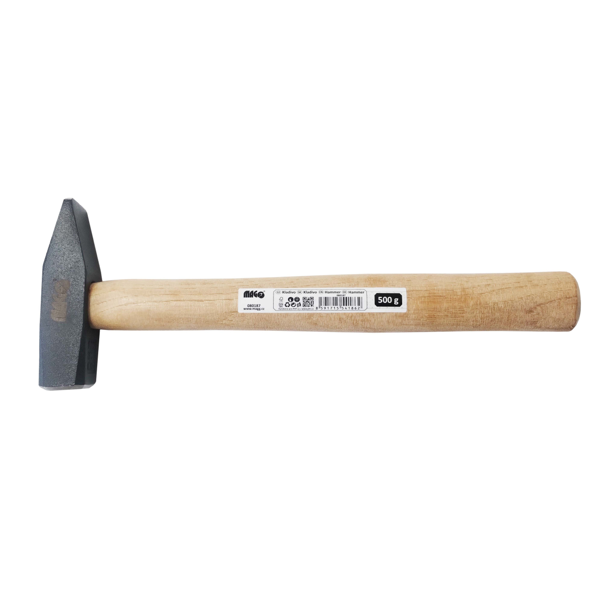 Kladivo 500 g, drevená rukoväť HICKORY