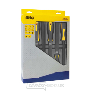 Sada pilníkov Black Oxide a kefa - 6 ks Sada pilníkov Black Oxide a kefa - 6 ks gallery main image