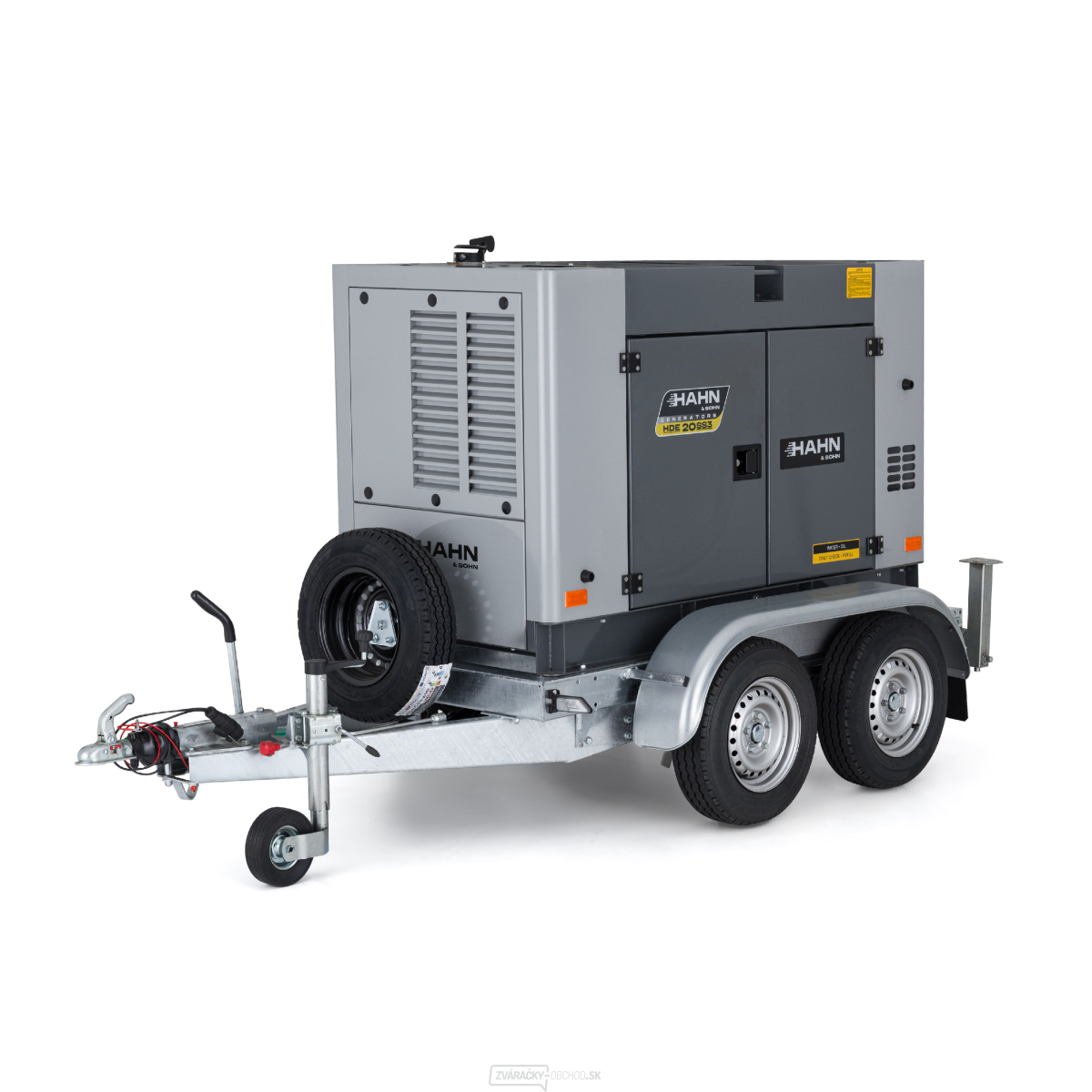 Dieselový Generátor Hahn & Sohn HDE20SS3 s vozíkom