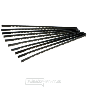 Plátok do lupienkovej píly s čapom 130 mm, súprava 10 ks - Jemný (24 zubov na palec) Plátok do lupienkovej píly s čapom 130 mm, súprava 10 ks - Jemný (24 zubov na palec) gallery main image