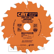 CMT Orange Pílový kotúč pre pozdĺžne rezy - D180x30 Z12 HW CMT Orange Pílový kotúč pre pozdĺžne rezy - D180x30 Z12 HW gallery main image