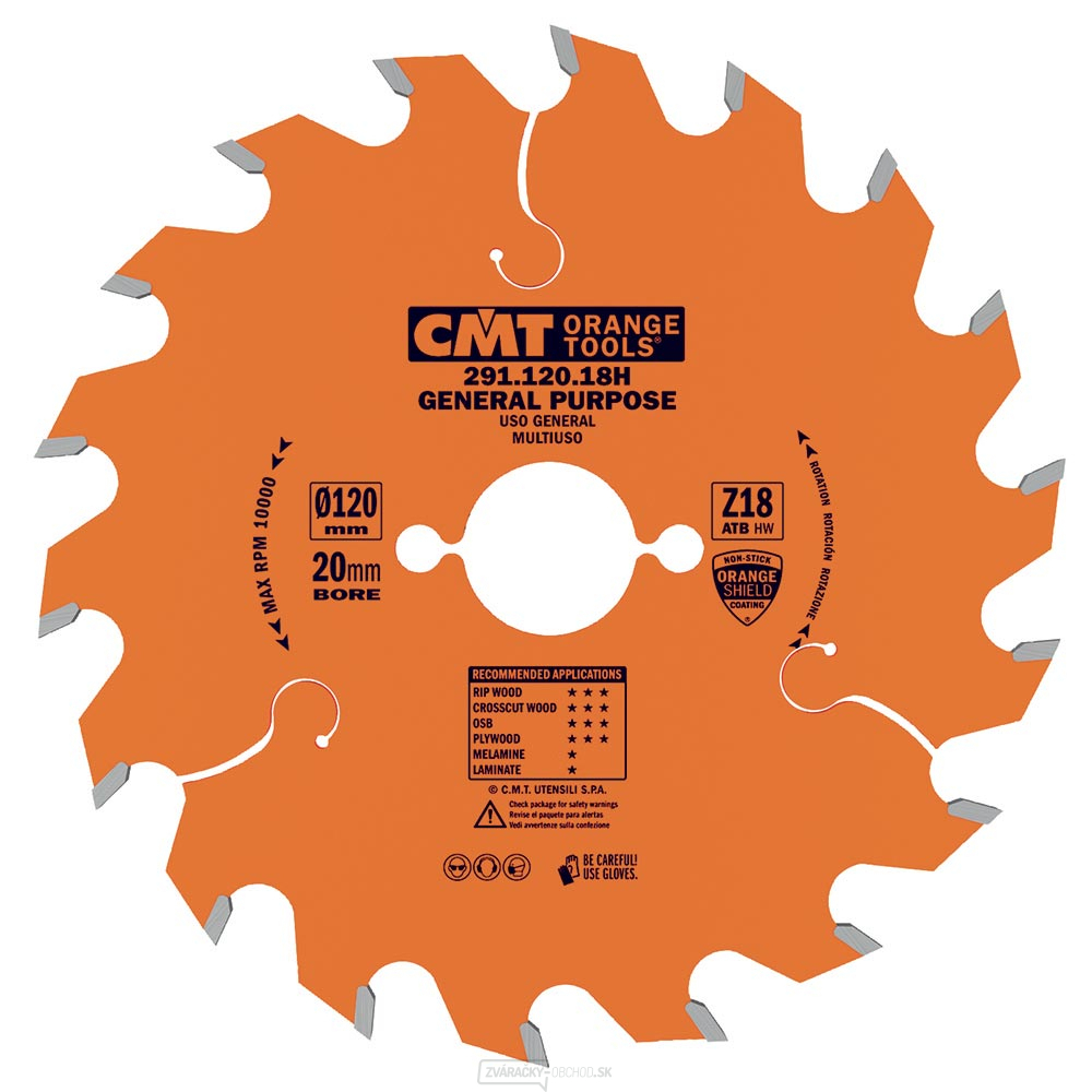 CMT Orange Pílový kotúč pre elektronáradie univerzálne - D160x2,2 d30 Z24 HW