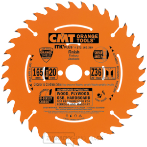CMT ITK Ultra tenký kotúč univerzálny - D165x1,7 d20(+15,87) Z24 HW CMT ITK Ultra tenký kotúč univerzálny - D165x1,7 d20(+15,87) Z24 HW gallery main image