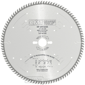 CMT XTreme Pílový kotúč pre priečne finálne rezy - D250x3,2x30 Z80 HW CMT XTreme Pílový kotúč pre priečne finálne rezy - D250x3,2x30 Z80 HW gallery main image