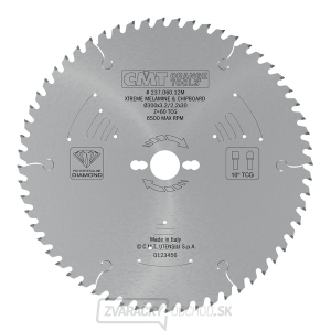 CMT Xtreme Diamantový kotúč na lamino a DTD - D300x3,2 d30 Z60 CMT Xtreme Diamantový kotúč na lamino a DTD - D300x3,2 d30 Z60 gallery main image