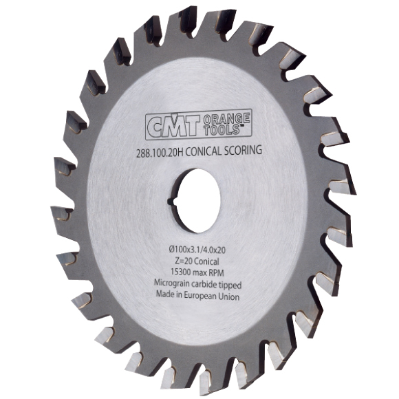 CMT Orange Tools CMT Predrezový kotúč kónický pre CNC stroje - D120x3.4-4.2 d20 Z24 HW C28812024H1