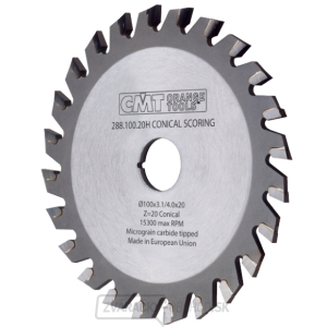 CMT Predrezový kotúč kónický pre CNC stroje - D160x4.3-5.5 d55 Z36 HW gallery main image