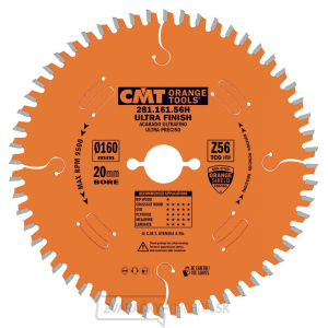 CMT Orange XTreme Pílový kotúč na lamino a DTD - D260x2,5 d30 Z64 HW CMT Orange XTreme Pílový kotúč na lamino a DTD - D260x2,5 d30 Z64 HW gallery main image