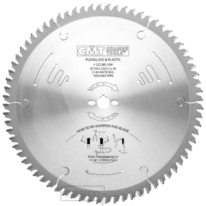 CMT Pílový kotúč pre plávajúce podlahy, PVC, plexi - D300x2,8 d30 Z96 HW CMT Pílový kotúč pre plávajúce podlahy, PVC, plexi - D300x2,8 d30 Z96 HW gallery main image