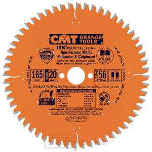 CMT ITK Ultra tenký kotúč na lamino, plast a neželezné kovy - D168x1,8 d20 Z52 HW CMT ITK Ultra tenký kotúč na lamino, plast a neželezné kovy - D168x1,8 d20 Z52 HW gallery main image