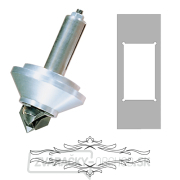 CMT Súprava na ornamenty, fréza 3D S=8mm, šablóna KLASIK s rámom CMT Súprava na ornamenty, fréza 3D S=8mm, šablóna KLASIK s rámom gallery main image