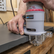 Ohraňovacia-orezávacia frézka na ABS pásku IGM PD80  Ohraňovacia-orezávacia frézka na ABS pásku IGM PD80  náhled