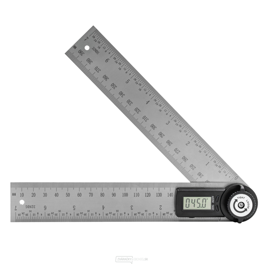Digitálne uhlové pravítko IGM - 200mm (celkom 400mm)