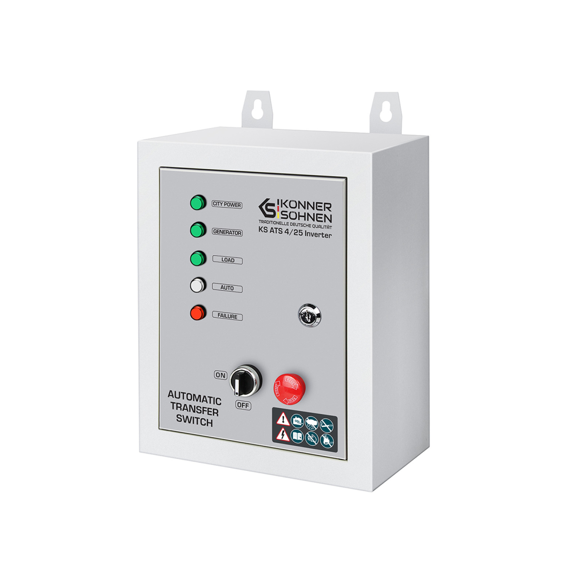 ATS prepínač Könner & Söhnen KS ATS 4/25 Inverter (pre KS 5500iES ATSR)