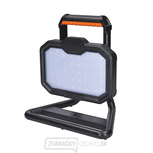 Solight LED reflektor 20W, prenosný, nabíjací, 2000lm, oranžovo-čierny gallery main image