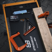 Multifunkčný skladací stôl a plošina STRONGBOLD StrongBench B910 náhled