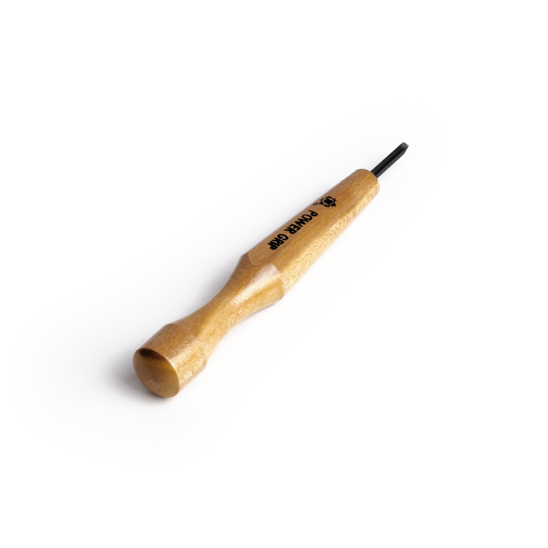 Japonské rezbárske mini-dláto MIKISYO Power Grip s U čepeľou - 3 mm