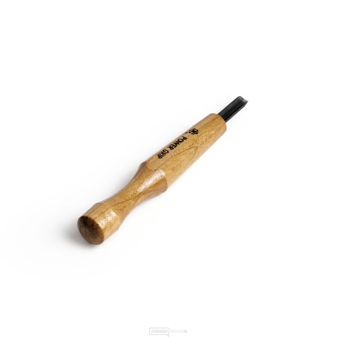 Japonské rezbárske mini-dláto MIKISYO Power Grip s U čepeľou - 7,5 mm