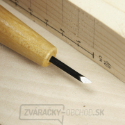 Japonské rezbárske mini-dláto MIKISYO Power Grip so šikmou čepeľou - 3 mm Japonské rezbárske mini-dláto MIKISYO Power Grip so šikmou čepeľou - 3 mm náhled