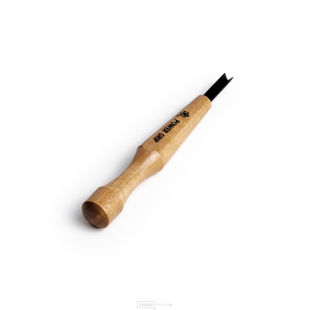 Japonské rezbárske mini-dláto MIKISYO Power Grip s V čepeľou - 4,5 mm Japonské rezbárske mini-dláto MIKISYO Power Grip s V čepeľou - 4,5 mm gallery main image