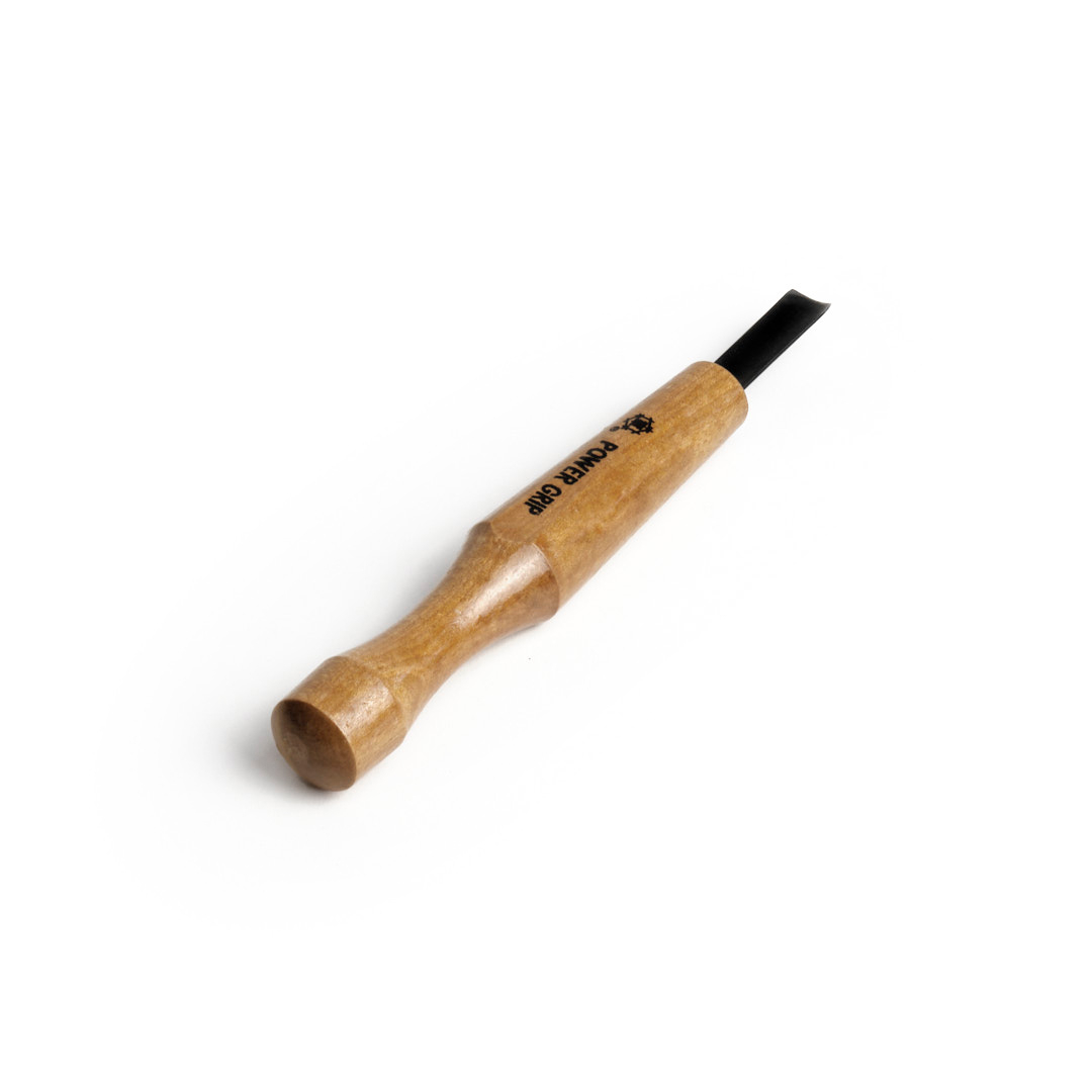 Japonské rezbárske mini-dláto MIKISYO Power Grip s hlbšou U čepelí - 9 mm