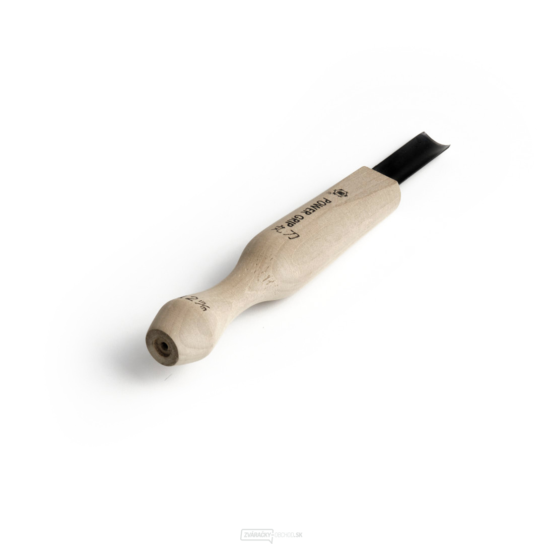 Japonské rezbárske mini-dláto MIKISYO Power Grip s U čepeľou - 12 mm