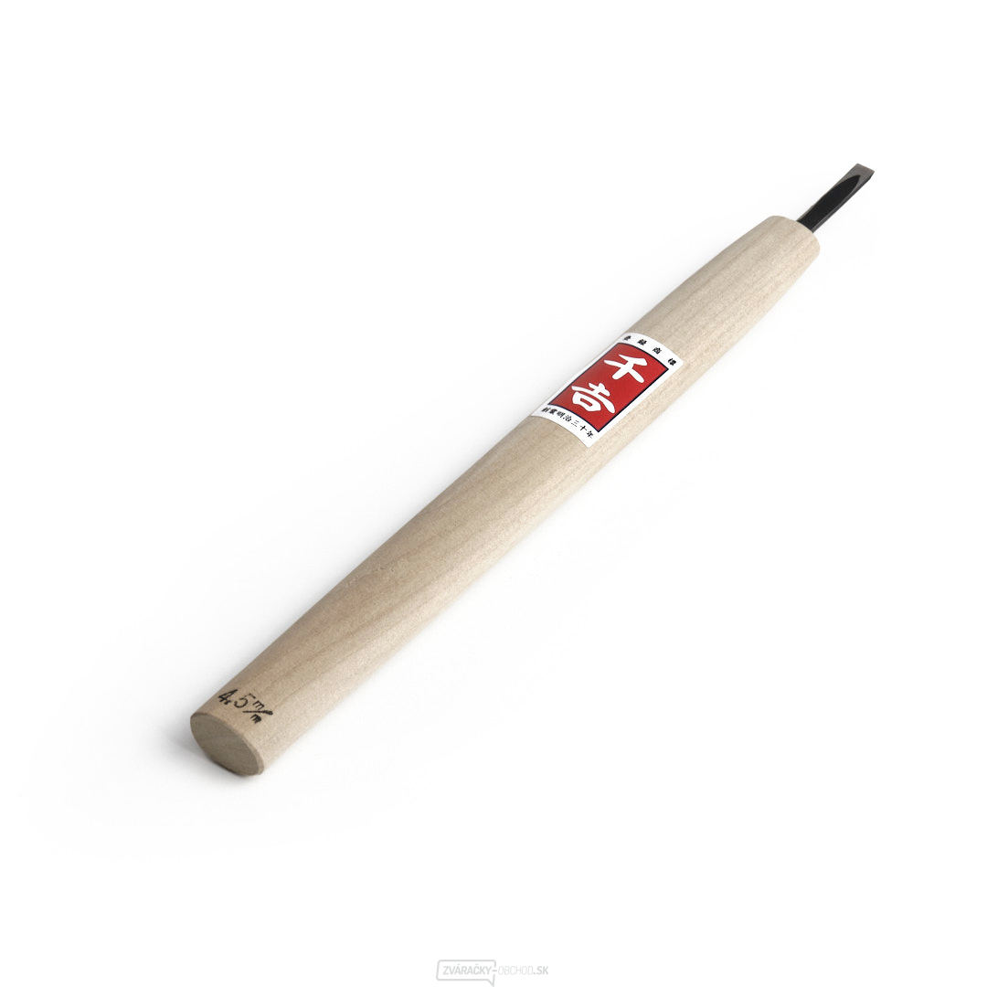 Japonské rezbárske mini-dláto SENKICHI s plochou čepeľou - 4,5 mm