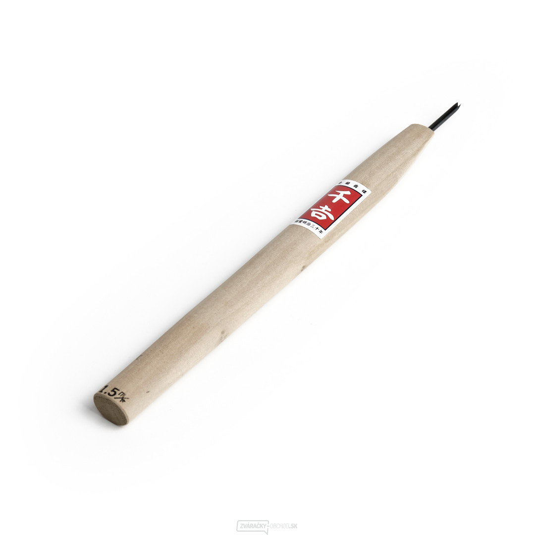 Japonské rezbárske mini-dláto SENKICHI s V čepeľou - 1,5 mm