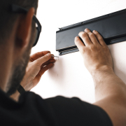 Oceľové háky na stenu CRAFTMAKER s pogumovaným povrchom - sada 6 ks náhled
