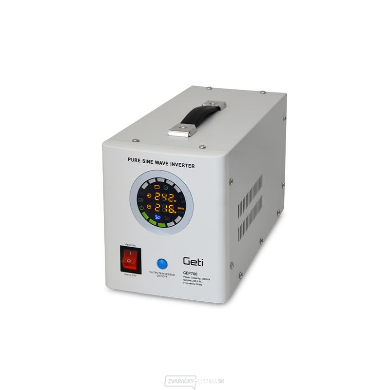 Zdroj záložný GETI GEP700 sinus 700W