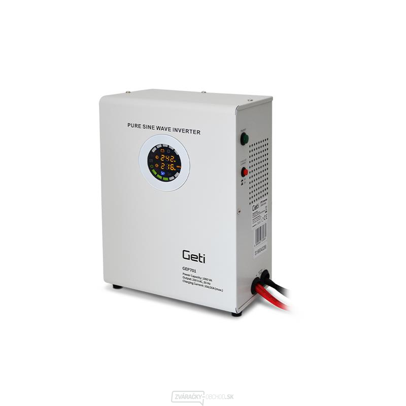 Zdroj záložný GETI GEP701 sinus 700W nástenný