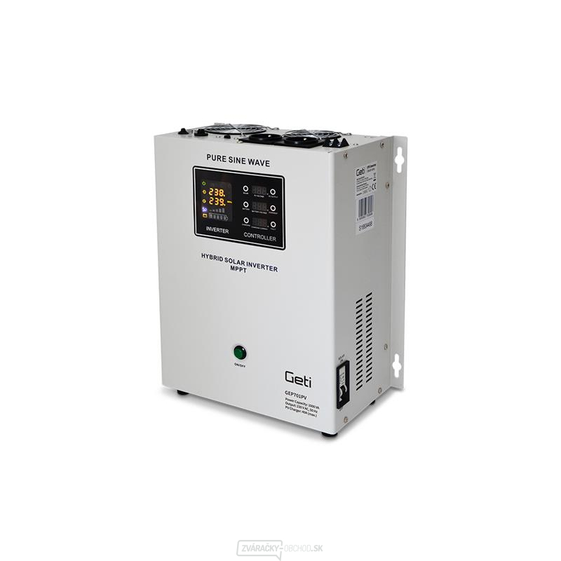 Zdroj záložný GETI GEP701PV sinus 700W nástenný