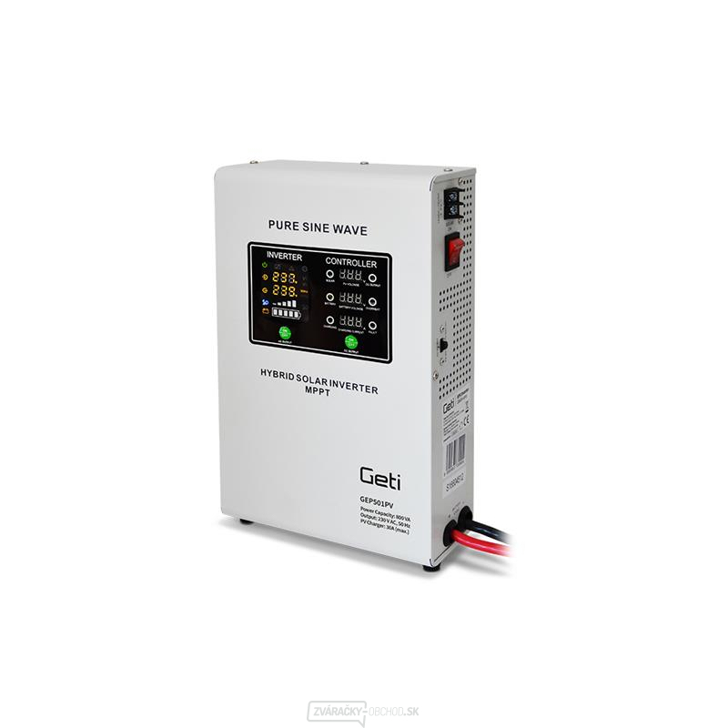 Zdroj záložný GETI GEP501PV sinus 500W nástenný