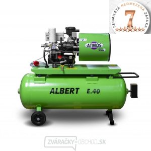 Skrutkový kompresor Atmos ALBERT E.39 + Vzdušník gallery main image