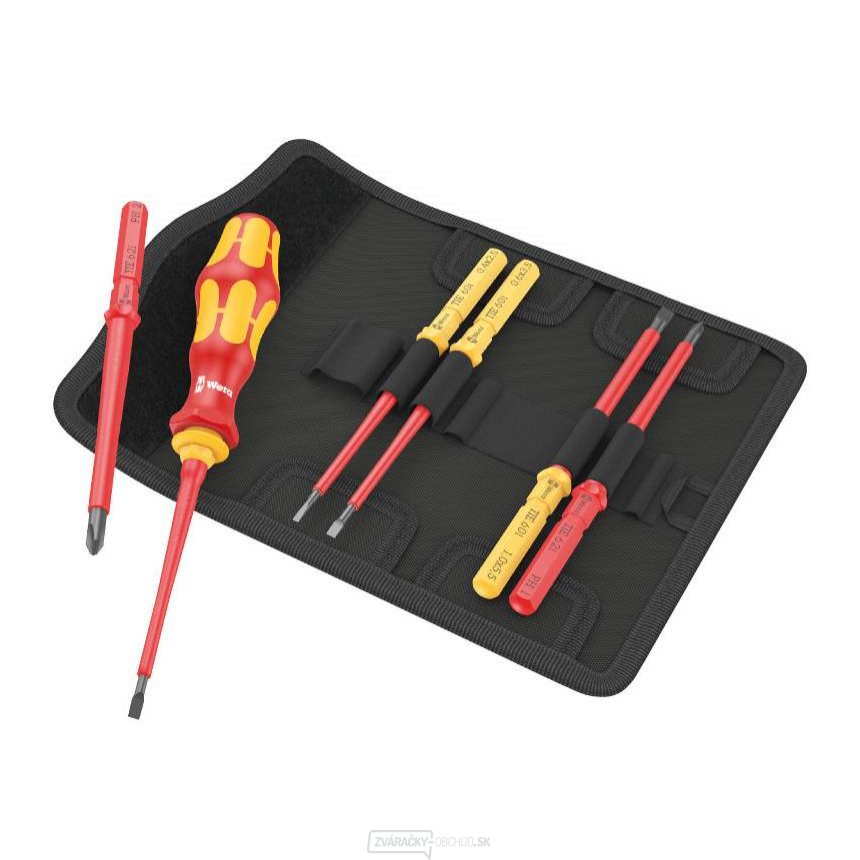 Wera 006600 Vymeniteľné skrutkovacie nože Kraftform Kompakt VDE 7 Universal 1 TIE (sada 7 ks)