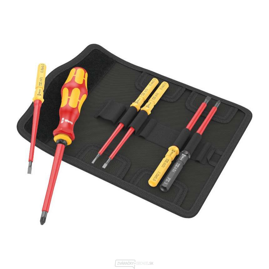 Wera 006601 Vymeniteľné skrutkovacie nože Kraftform Kompakt VDE 7 Universal 2 TIE (sada 7 kusov) Wera 006601 Vymeniteľné skrutkovacie nože Kraftform Kompakt VDE 7 Universal 2 TIE (sada 7 kusov) gallery main image