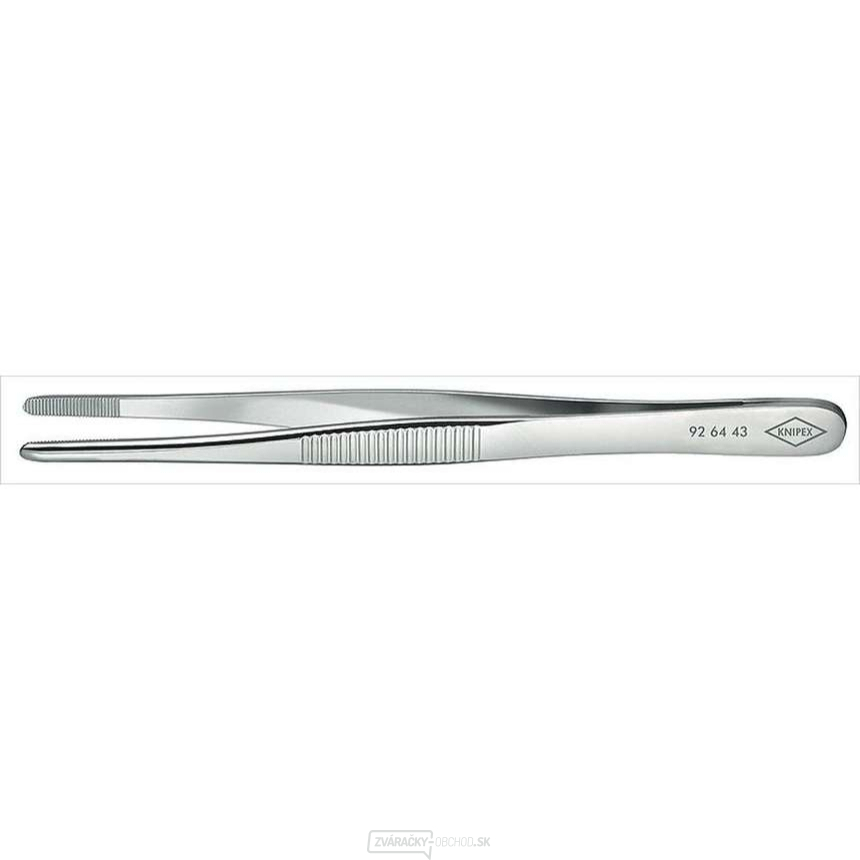 Univerzálna pinzeta 120 mm Knipex 92 64 43 s okrúhlymi hrotmi Univerzálna pinzeta 120 mm Knipex 92 64 43 s okrúhlymi hrotmi gallery main image