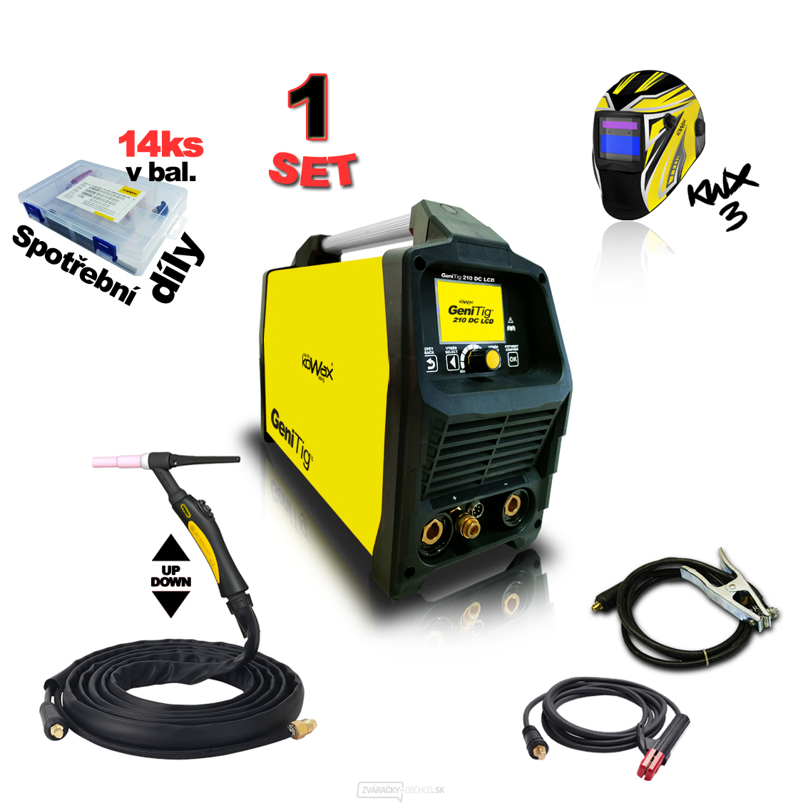 KOWAX GeniTig® 210DC LCD SET1