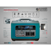 Prenosná batériová stanica Könner & Söhnen KS 2200PS-FC náhled