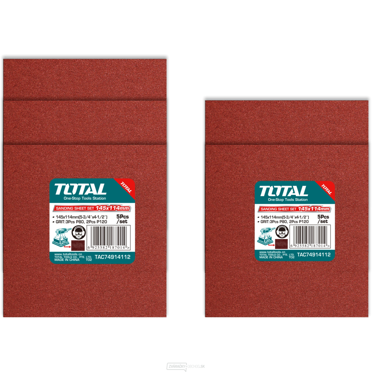 Sada brúsnych listov pre TF2231106, 5ks