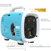 INVERTOROVÝ GENERÁTOR ISG 800-1 náhled