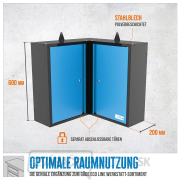 Závesná rohová skrinka GWES 2TE Náhľad