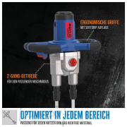 Miešač stavebných zmesí GRW 1811.1 TWIN náhled