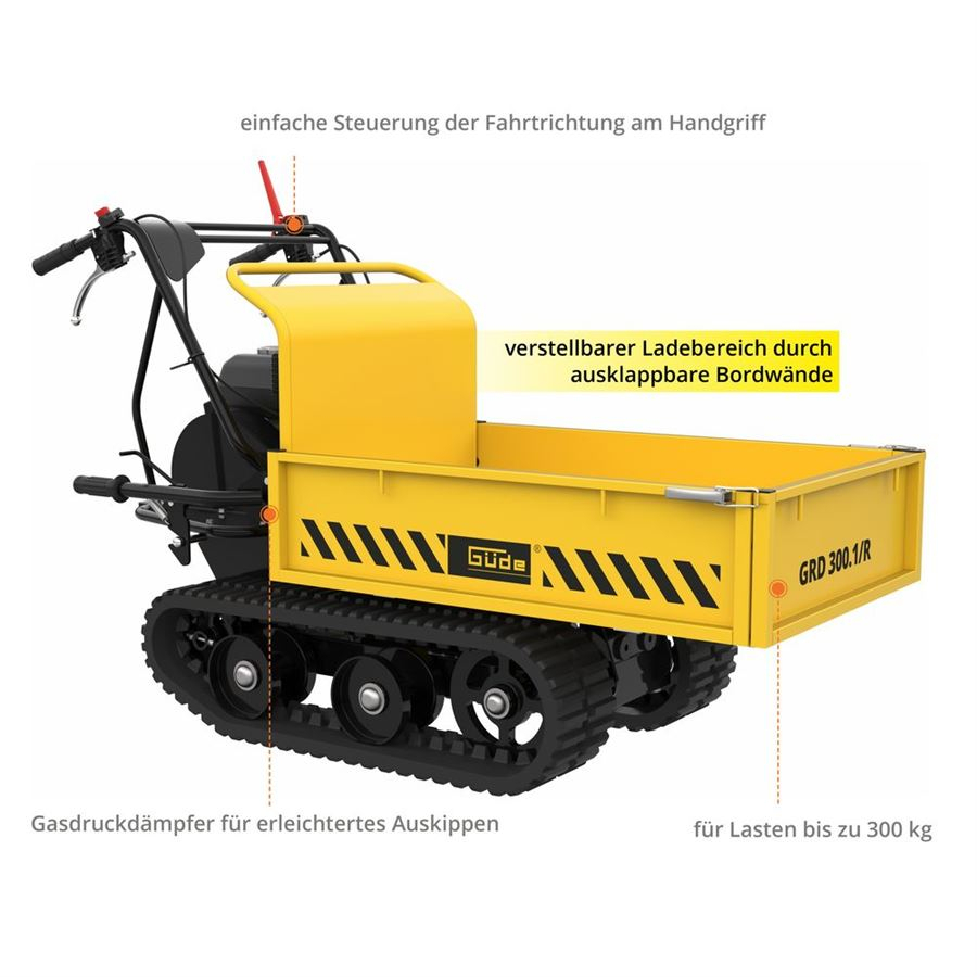 PÁSOVÝ DUMPER GRD 300.1/R Náhľad
