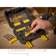 31-dielna sada vrtákov do titánu/dreva/drevo, skrutkovacie bity, magnetický držiak bitov, záhlbník Stanley STA88550 náhled