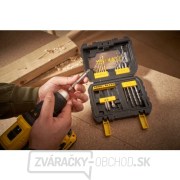 31-dielna sada vrtákov do titánu/dreva/drevo, skrutkovacie bity, magnetický držiak bitov, záhlbník Stanley STA88550 náhled