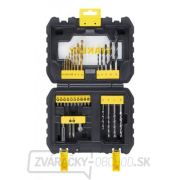 31-dielna sada vrtákov do titánu/dreva/drevo, skrutkovacie bity, magnetický držiak bitov, záhlbník Stanley STA88550 náhled