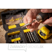 31-dielna sada vrtákov do titánu/dreva/drevo, skrutkovacie bity, magnetický držiak bitov, záhlbník Stanley STA88550 náhled