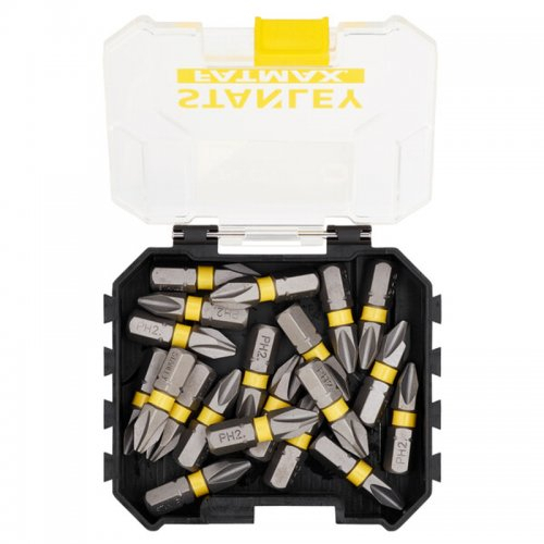 20-dielna sada 25 mm bitov pre rázové uťahováky PH2 Stanley STA88569