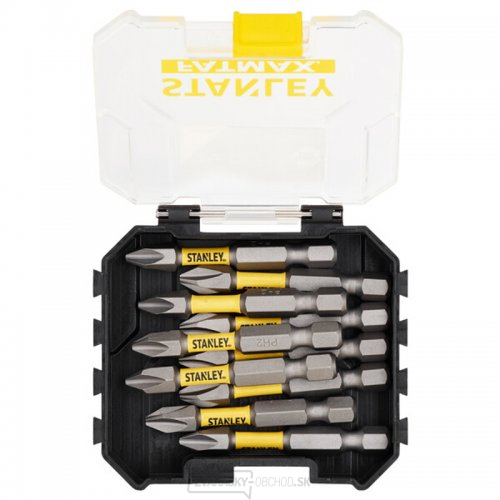10-dielna sada 50 mm bitov pre rázové uťahováky PH2 Stanley STA88573